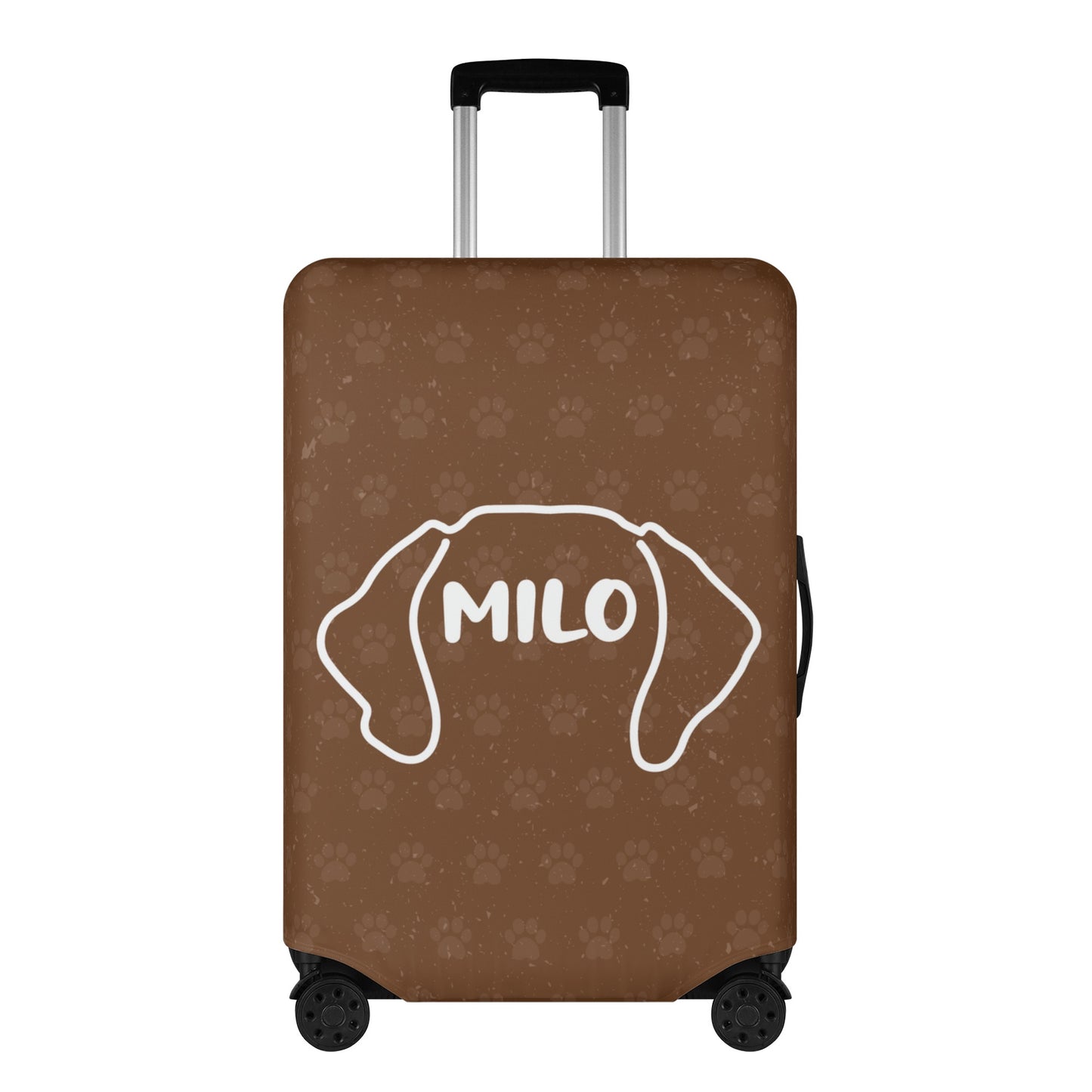 Personalized Luggage Cover with Dachshund Name - Luggage Cover