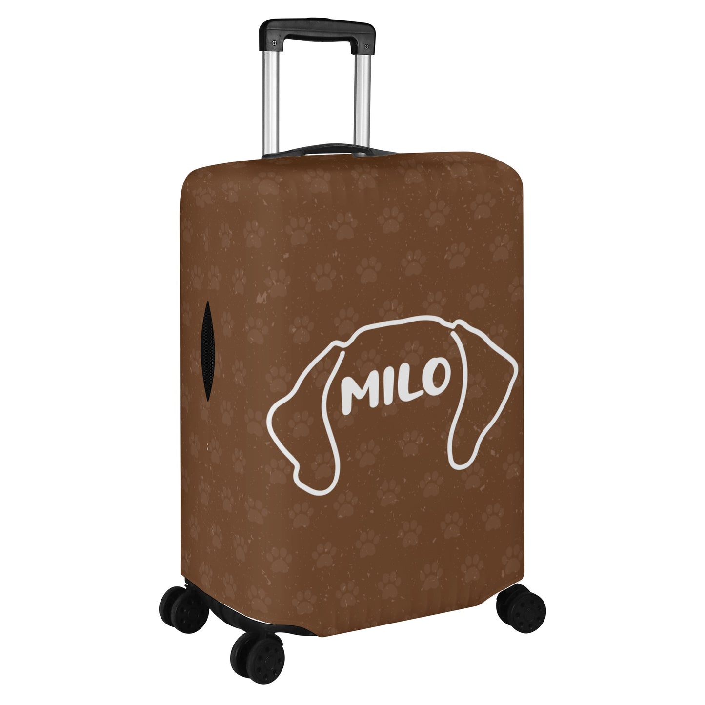 Personalized Luggage Cover with Dachshund Name - Luggage Cover