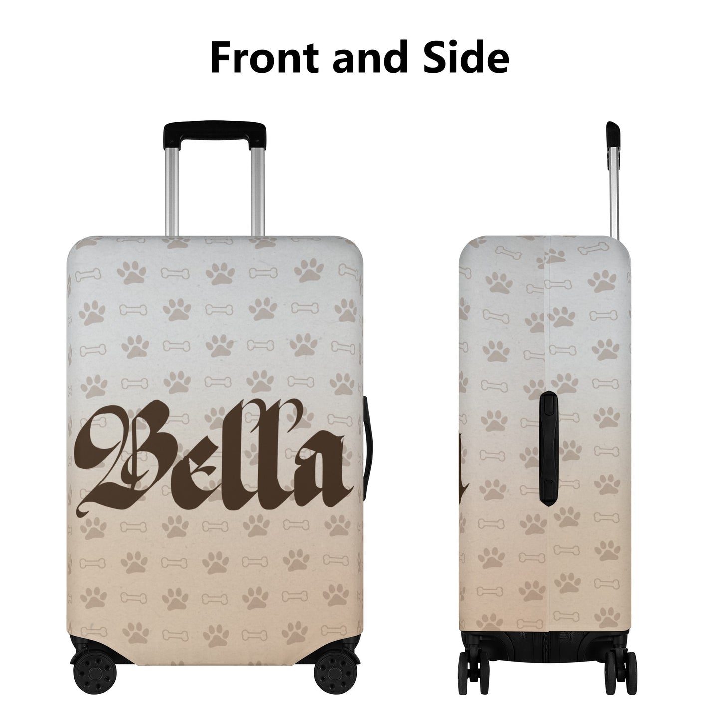 Personalized Luggage Cover with Dachshund Name - Luggage Cover