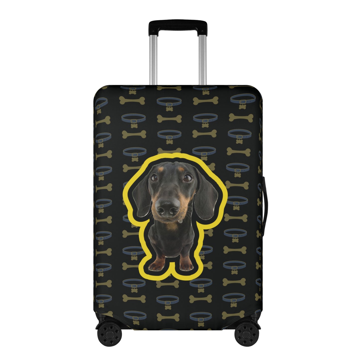 Funda de equipaje personalizada con imagen de Dachshund