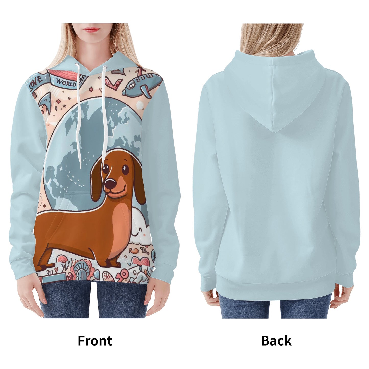 Lady -  All Over Print Hoodie