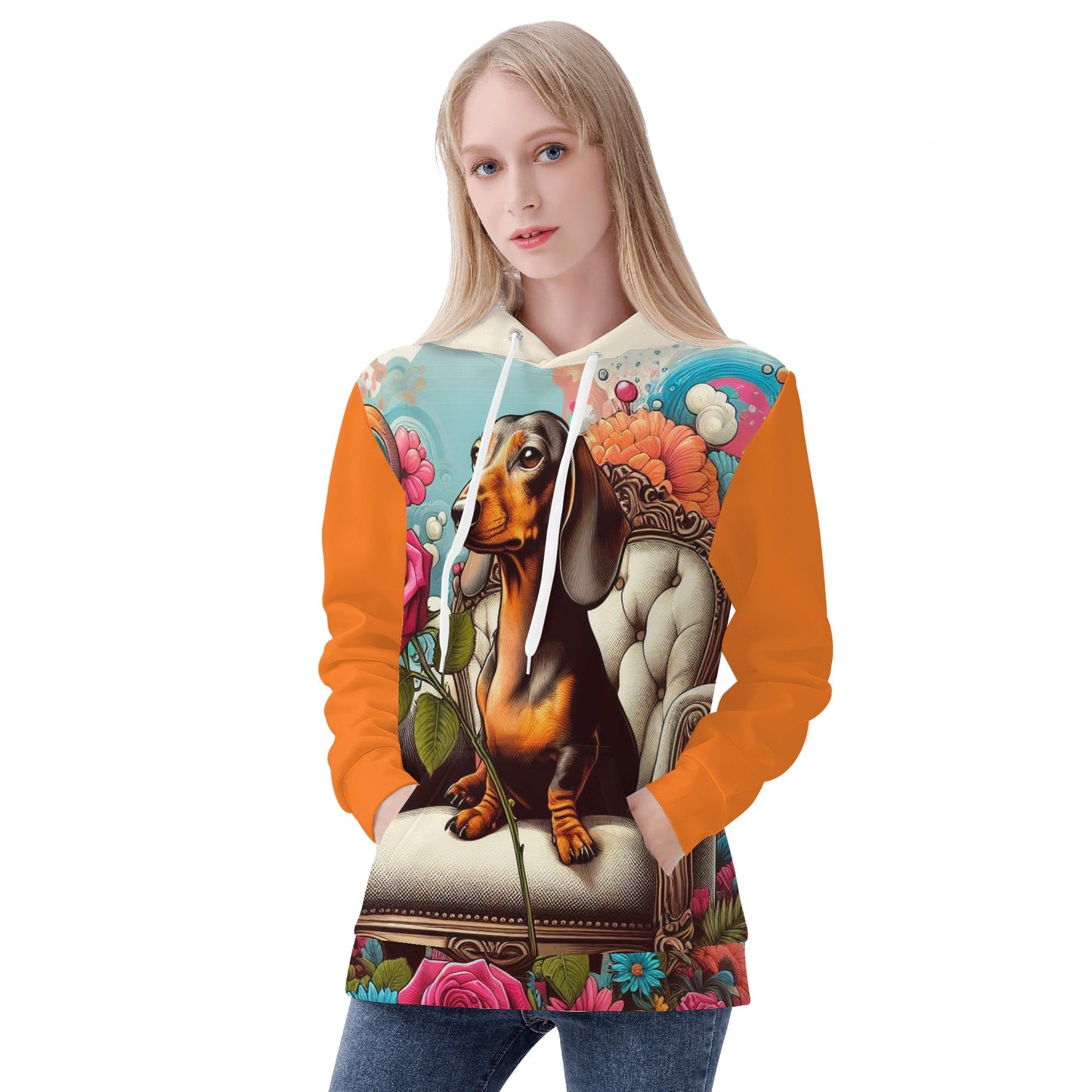 Lola -  All Over Print Hoodie