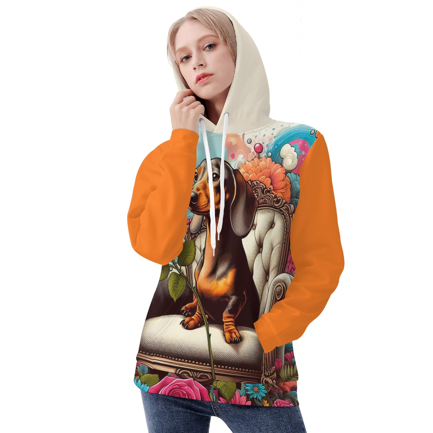 Lola -  All Over Print Hoodie