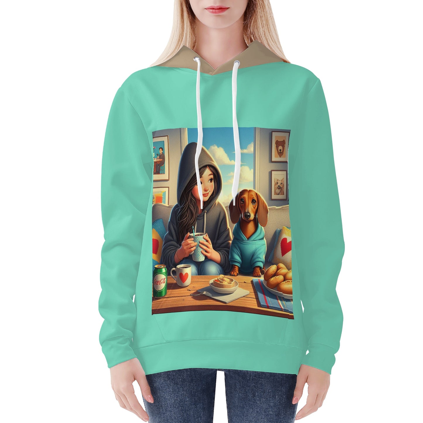 Ivy -  All Over Print Hoodie