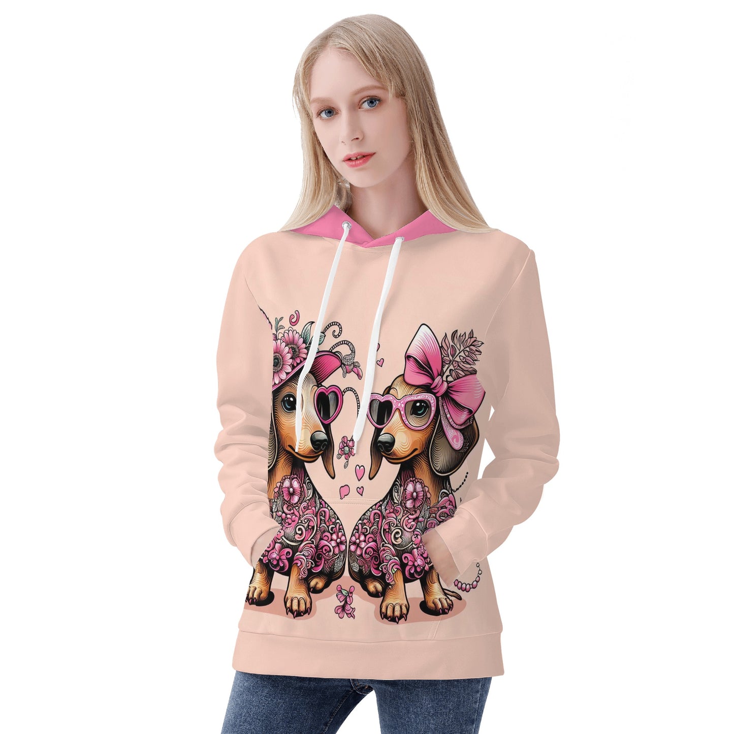 Nora -  All Over Print Hoodie