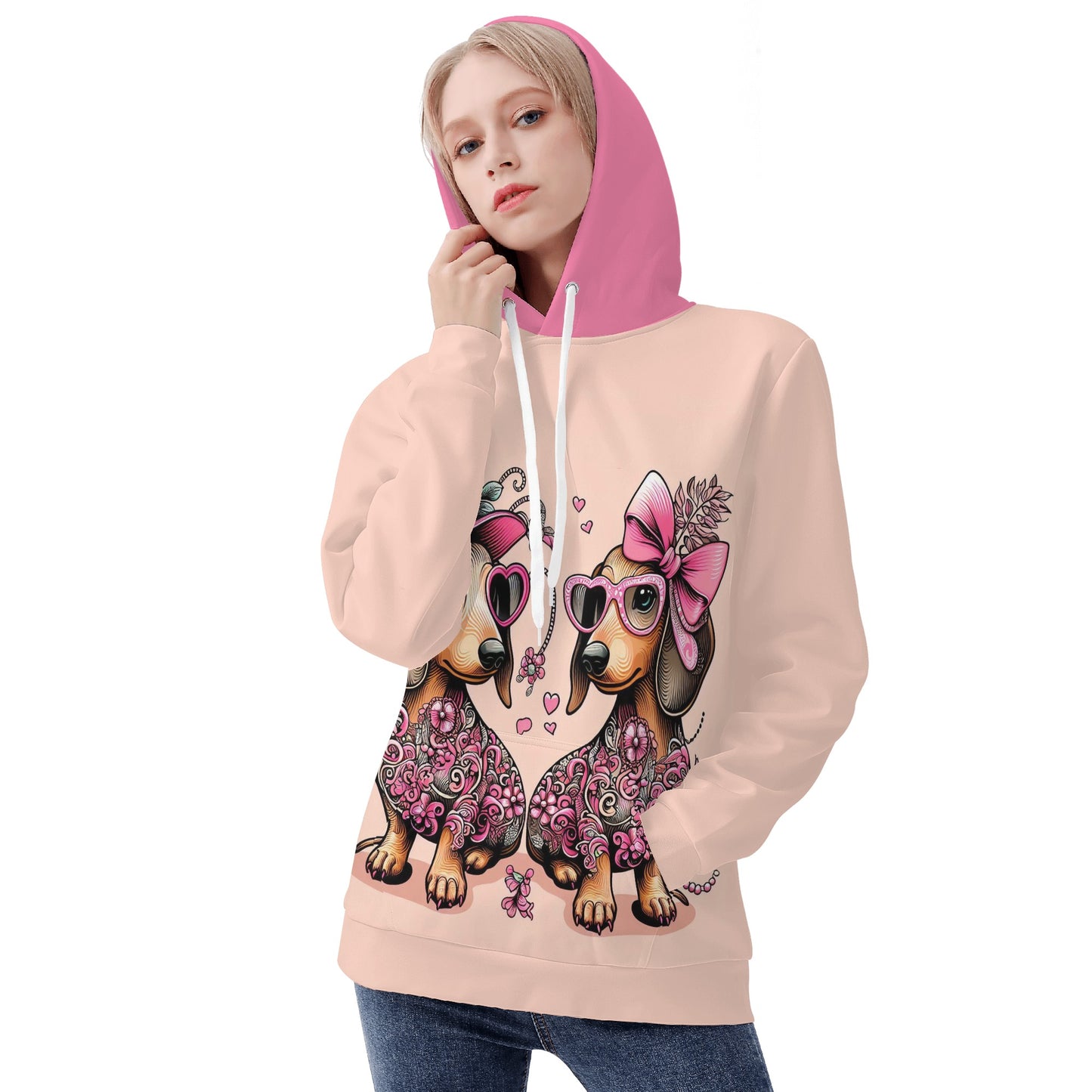 Nora -  All Over Print Hoodie