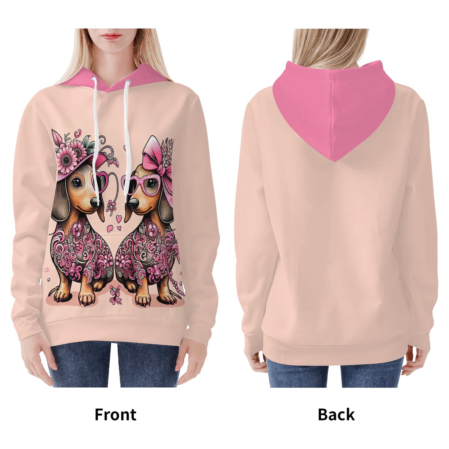 Nora -  All Over Print Hoodie