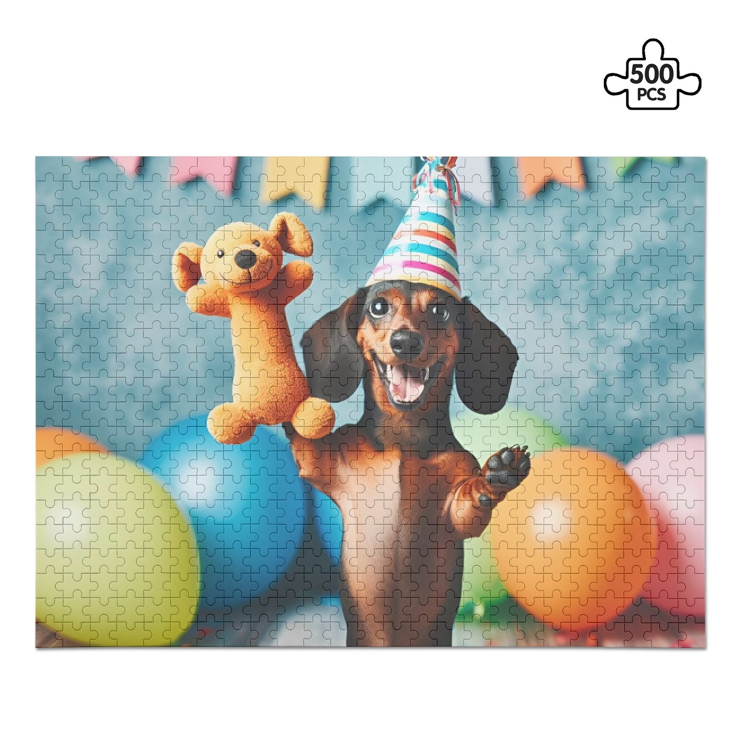 Personalized  Puzzle  with Dachshund Picture - Puzzle