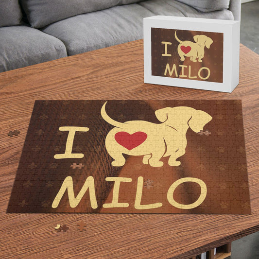 Personalized  Puzzle  with Dachshund Name - Puzzle