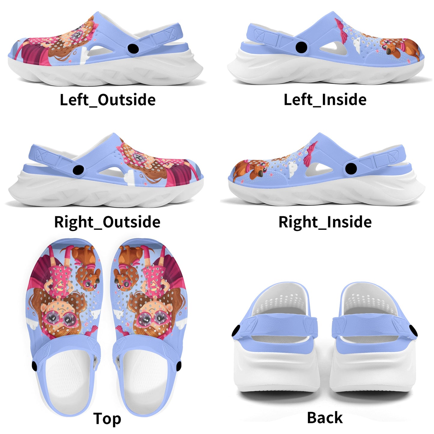 Waffle - Summer Hollow Out Clogs