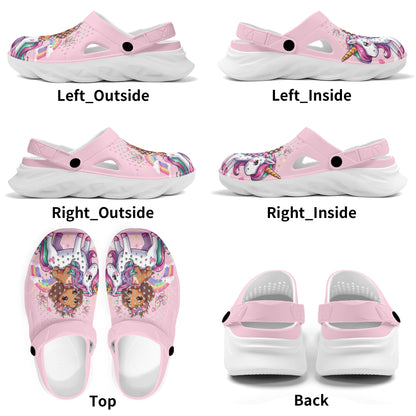 Button - Summer Hollow Out Clogs