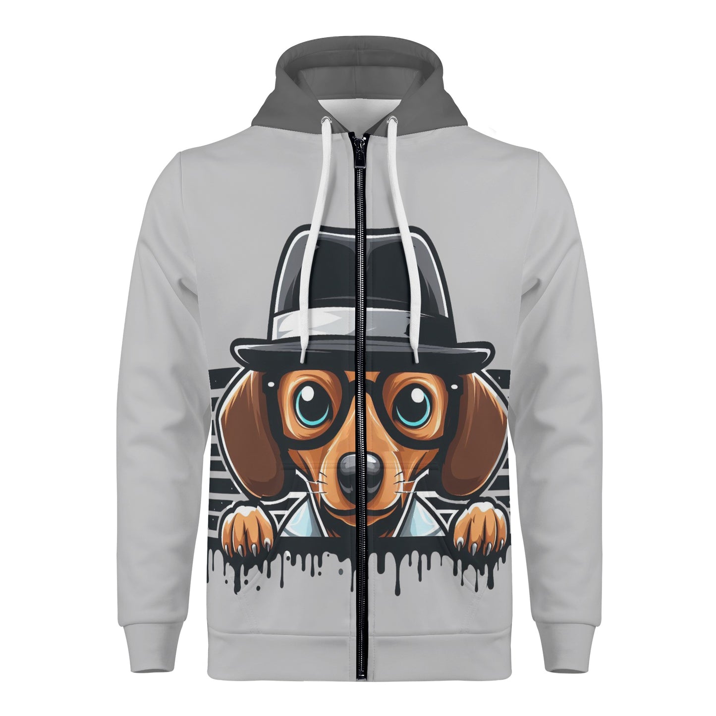 Molly - All Over Print Zip Up Hoodie