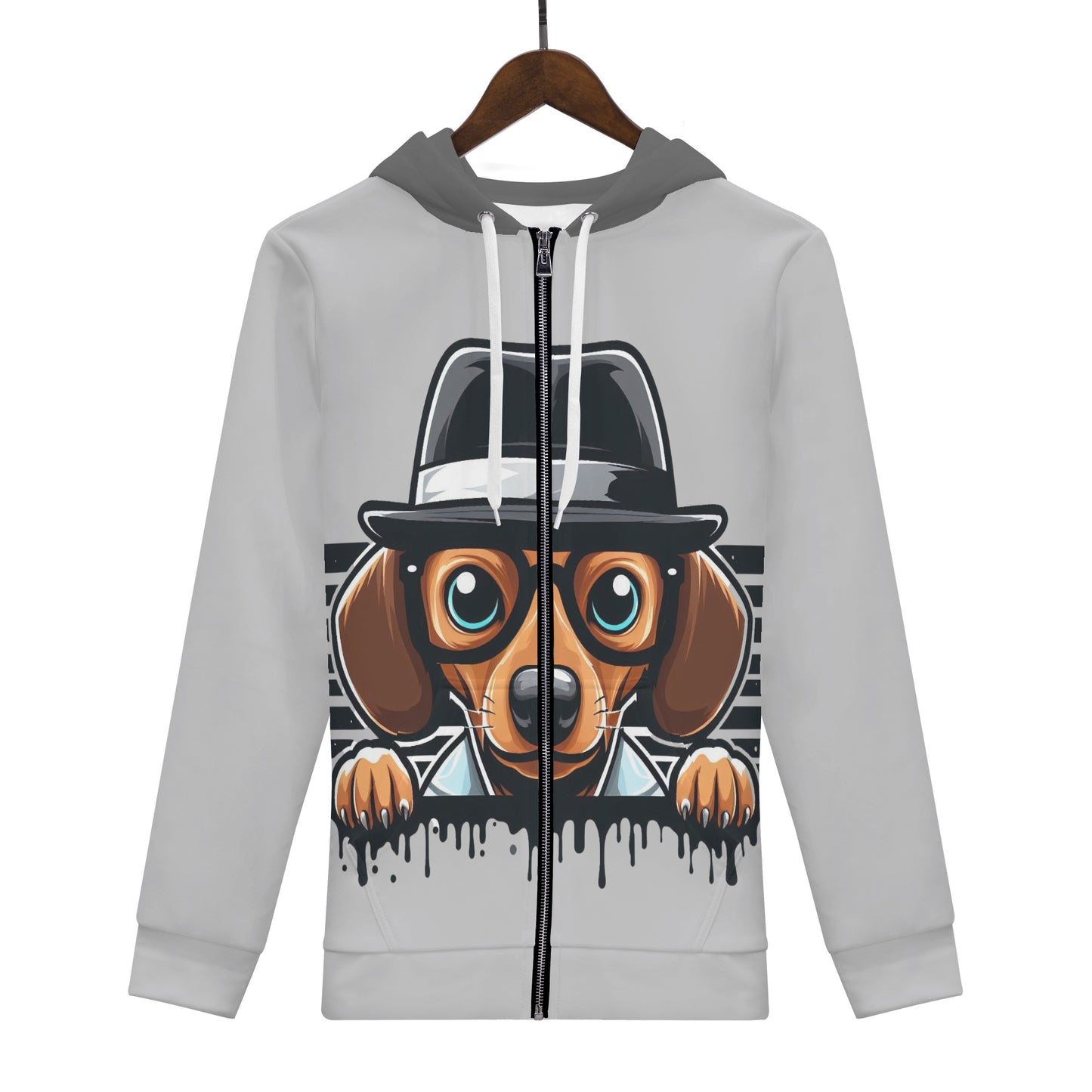 Molly - All Over Print Zip Up Hoodie