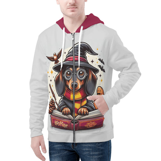 Winnie - All Over Print Zip Up Hoodie