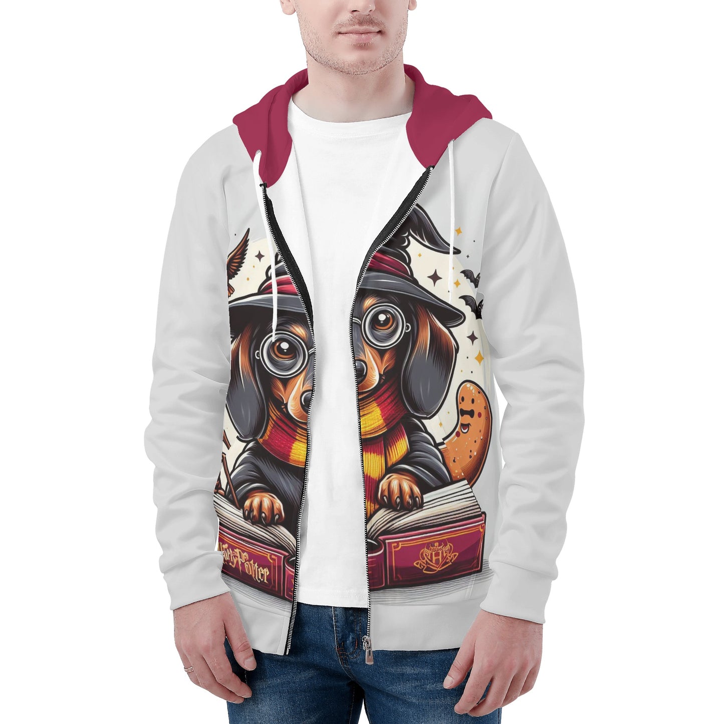 Winnie - All Over Print Zip Up Hoodie