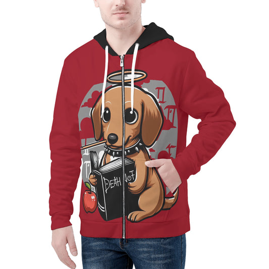 Joey - All Over Print Zip Up Hoodie