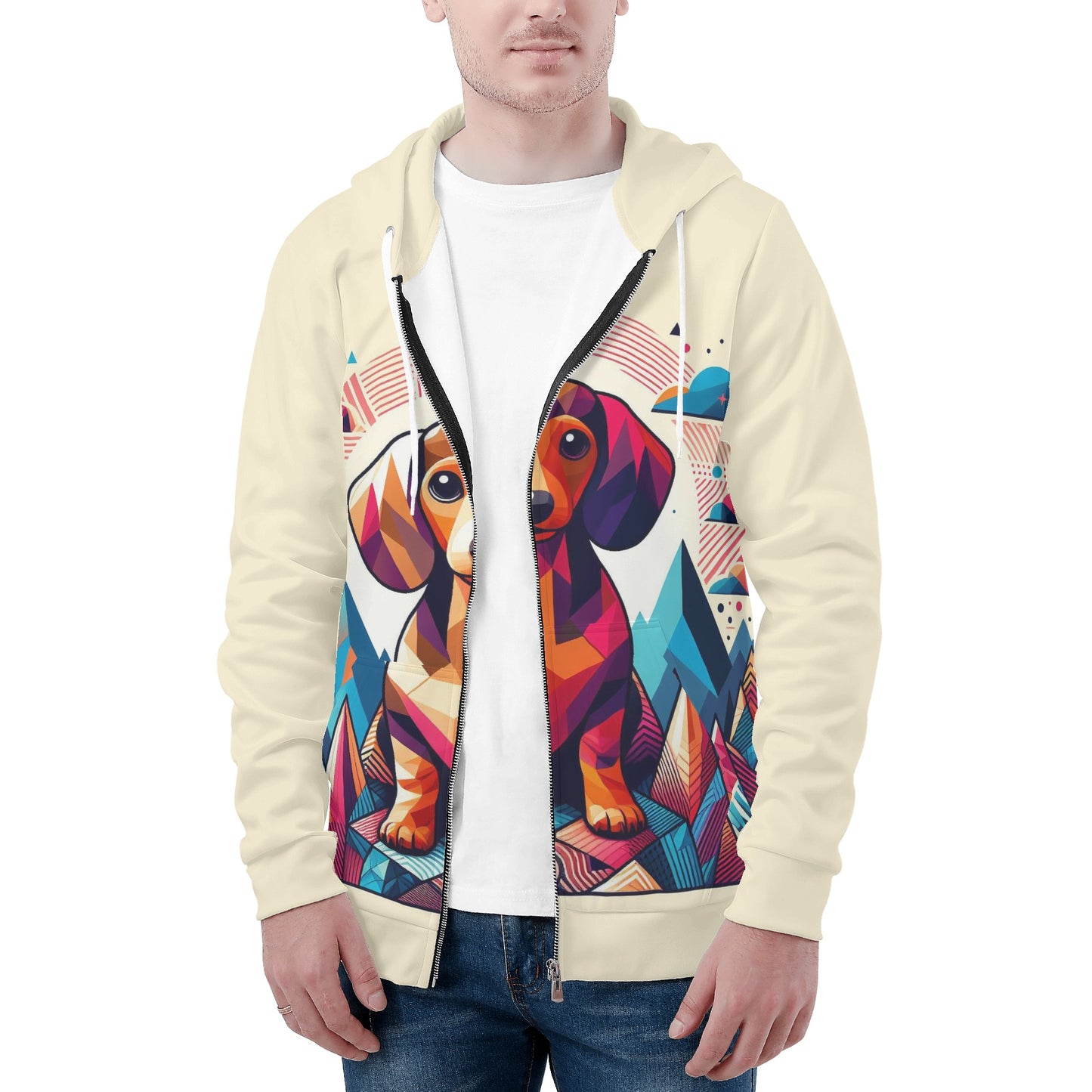 Donna - All Over Print Zip Up Hoodie