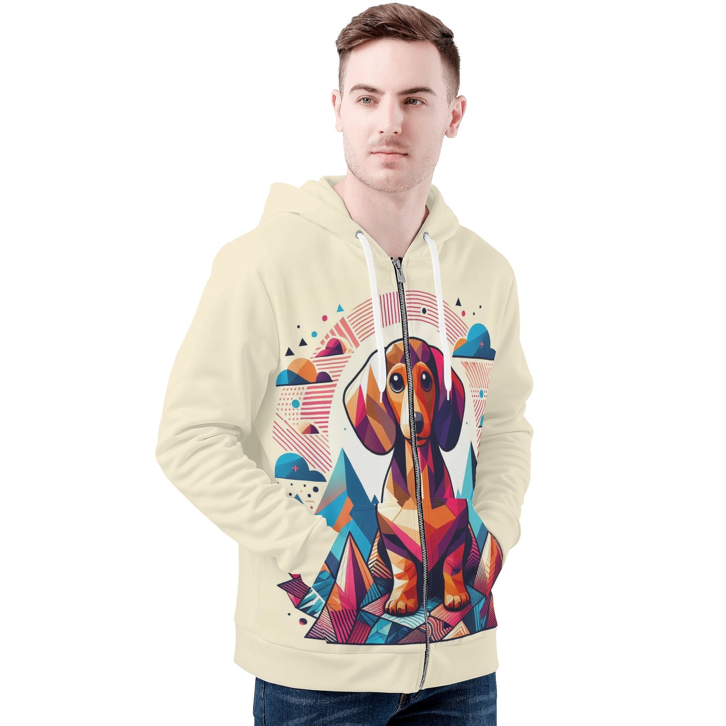 Donna - All Over Print Zip Up Hoodie