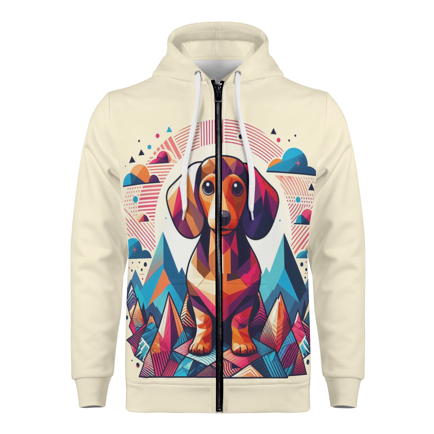 Donna - All Over Print Zip Up Hoodie