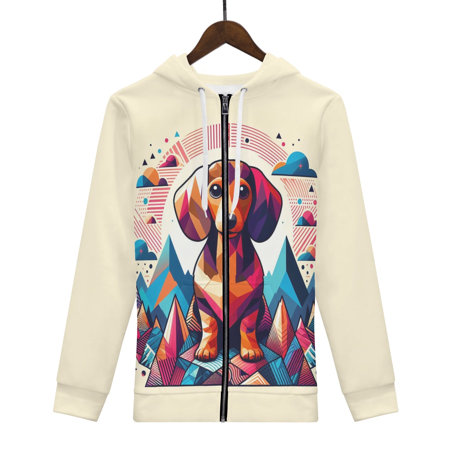 Donna - All Over Print Zip Up Hoodie