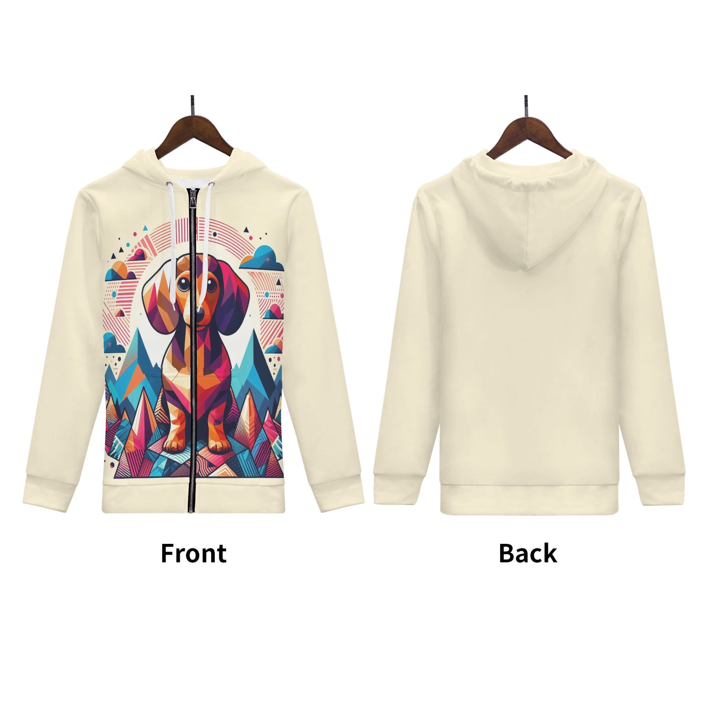 Donna - All Over Print Zip Up Hoodie