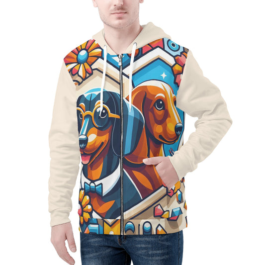 Clara - All Over Print Zip Up Hoodie