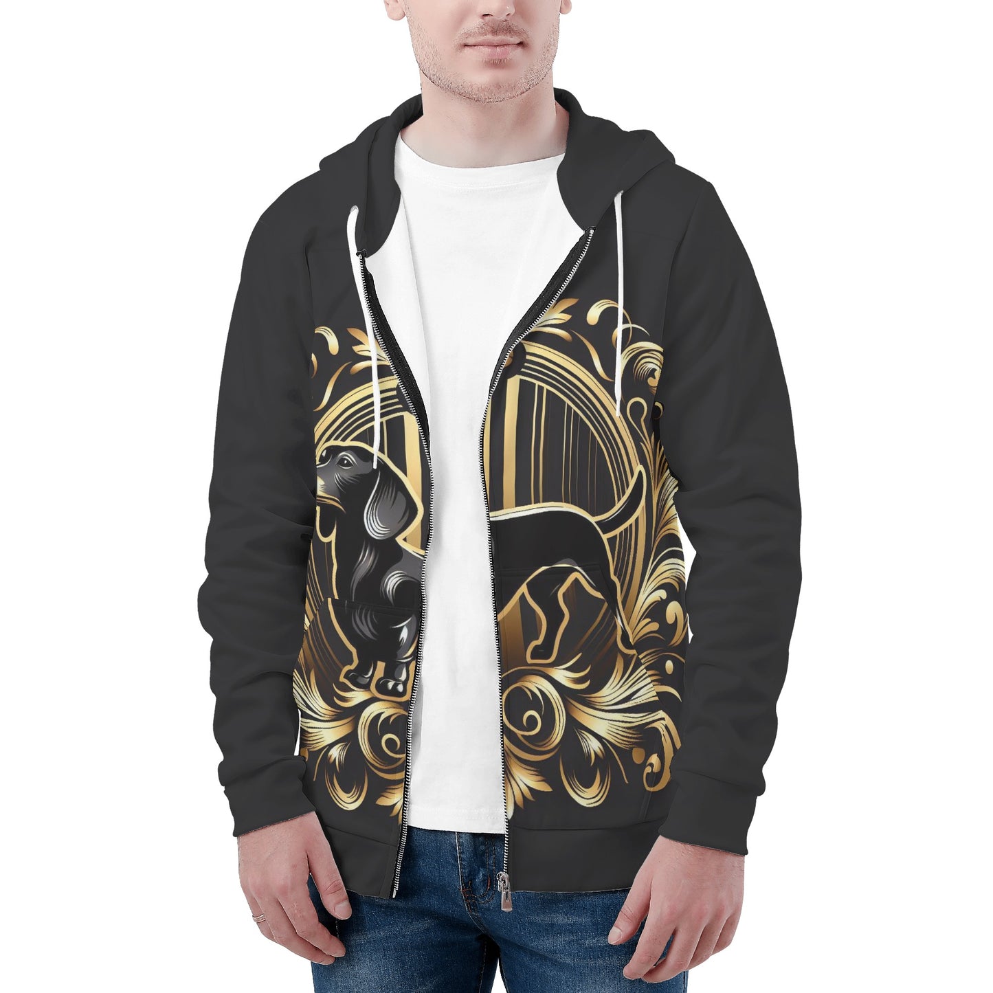 Nora - All Over Print Zip Up Hoodie