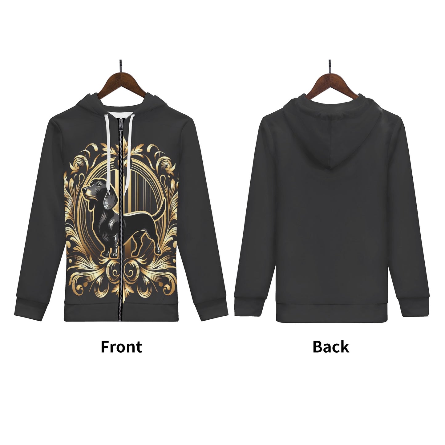 Nora - All Over Print Zip Up Hoodie