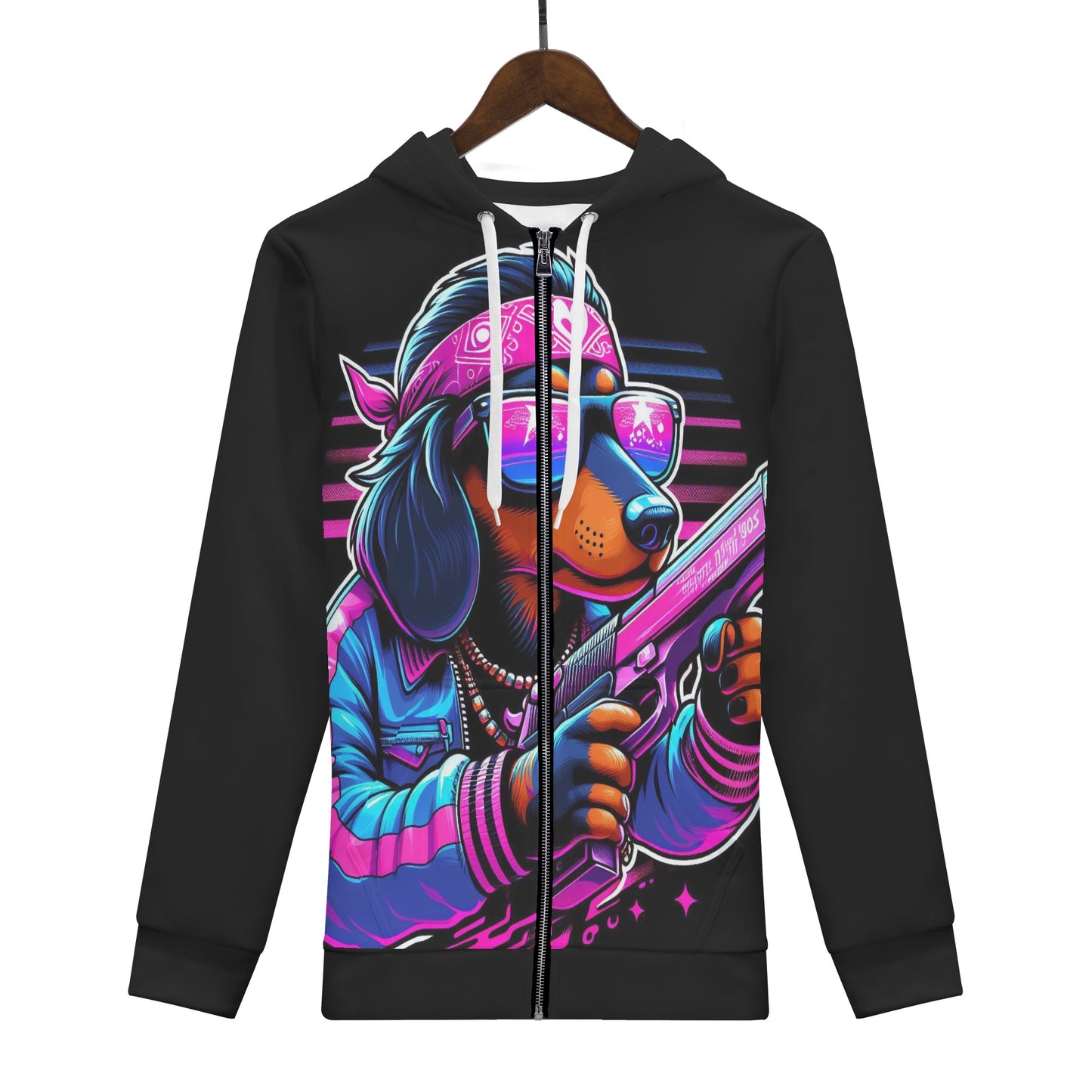 Nala - All Over Print Zip Up Hoodie