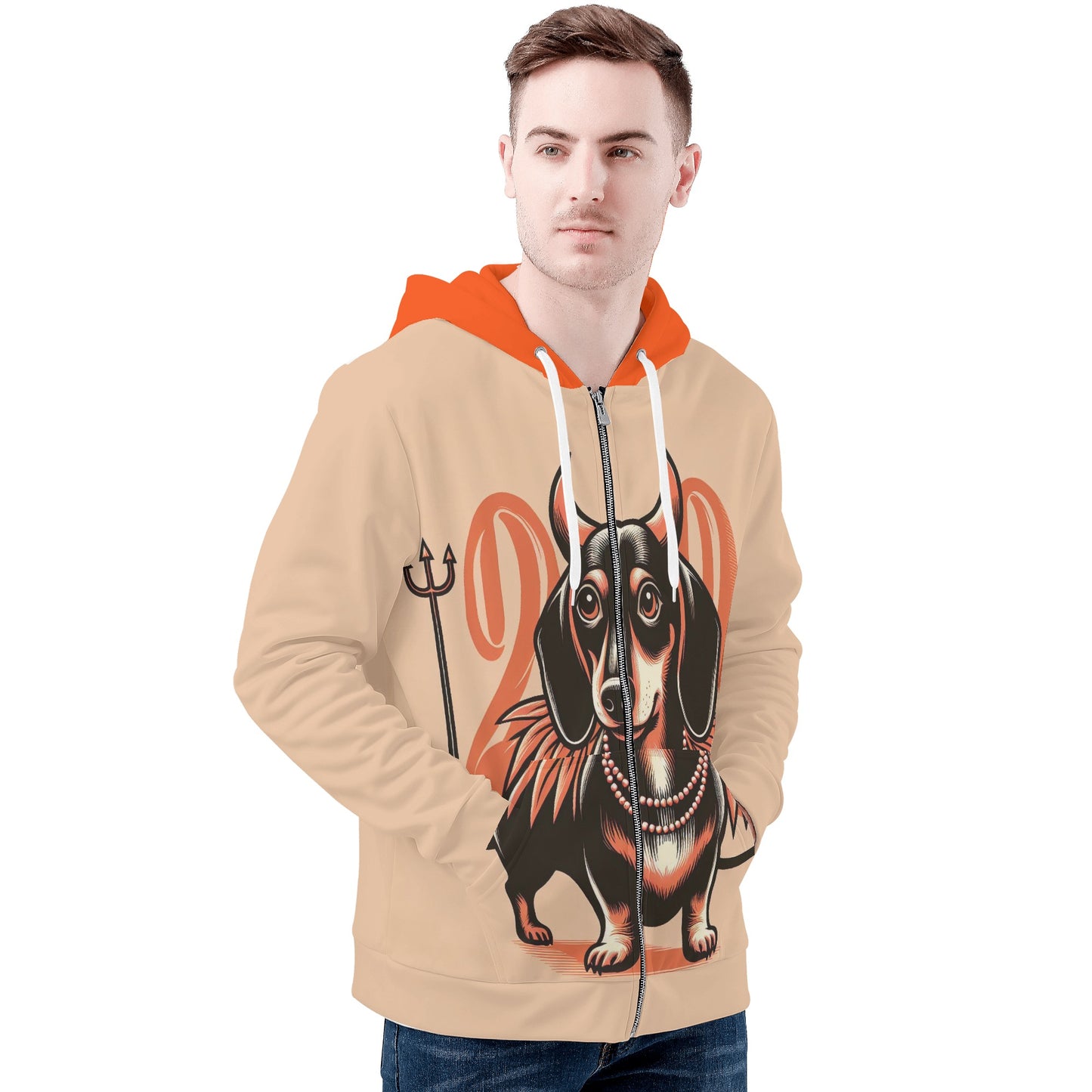 Tito - All Over Print Zip Up Hoodie