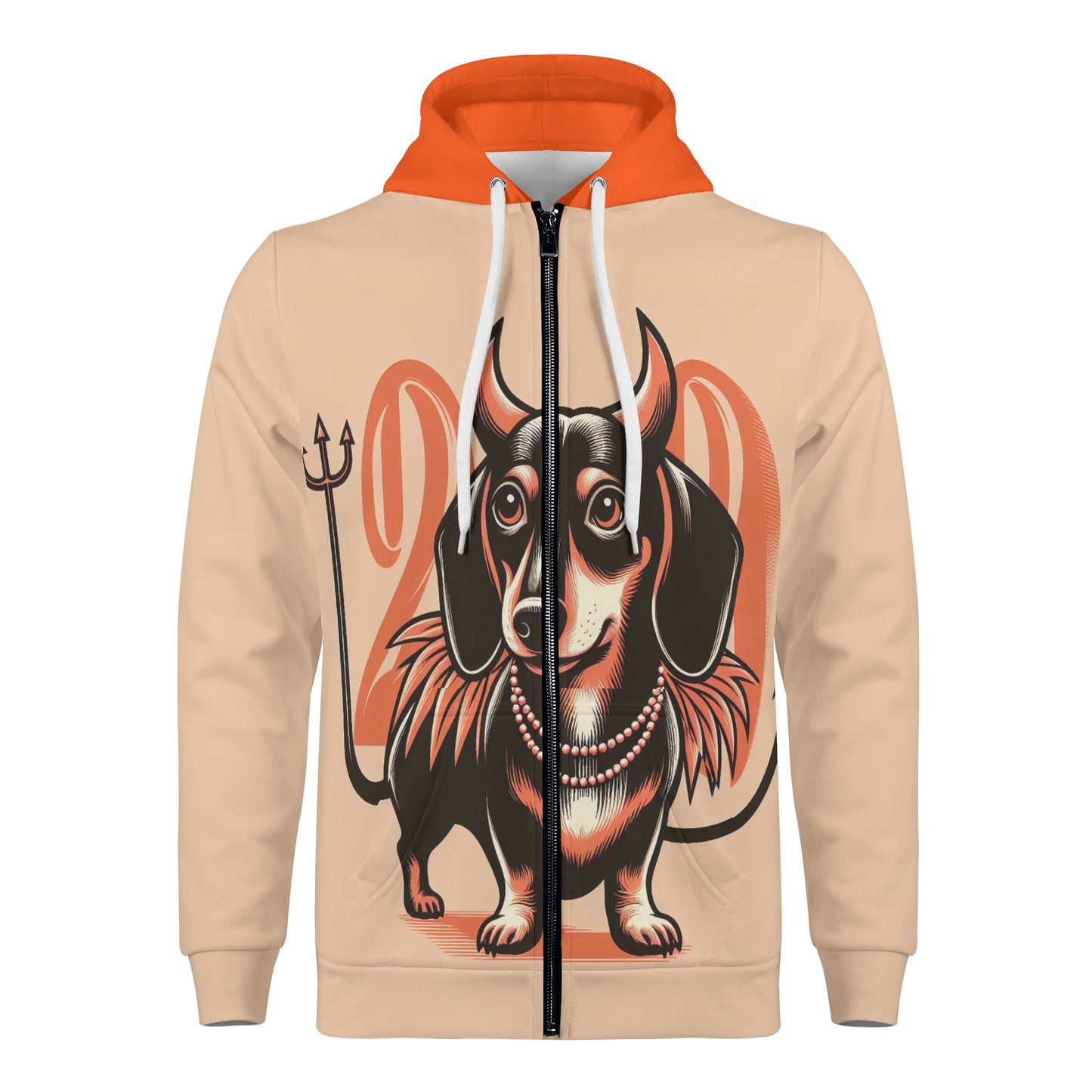 Tito - All Over Print Zip Up Hoodie