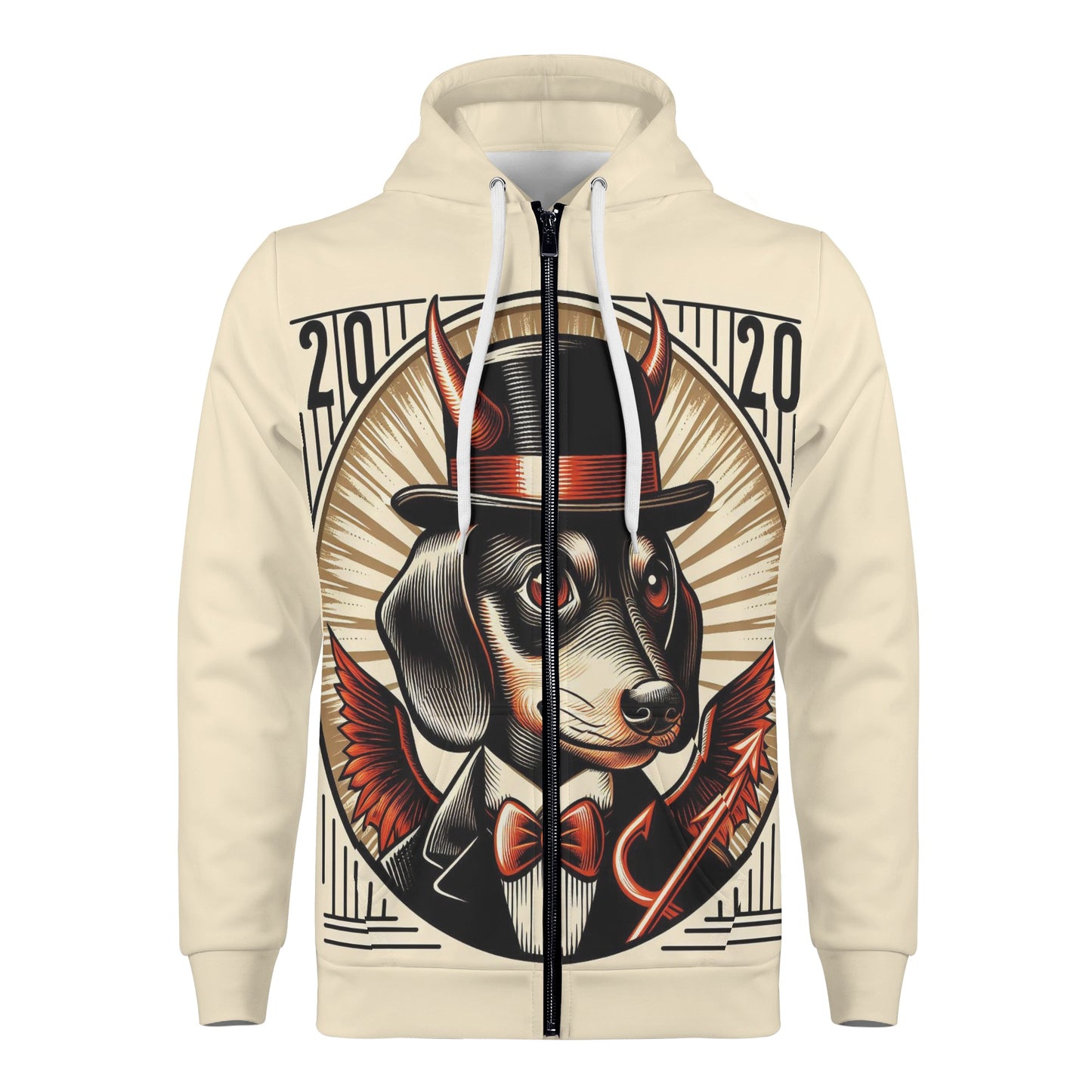 Ruby - All Over Print Zip Up Hoodie