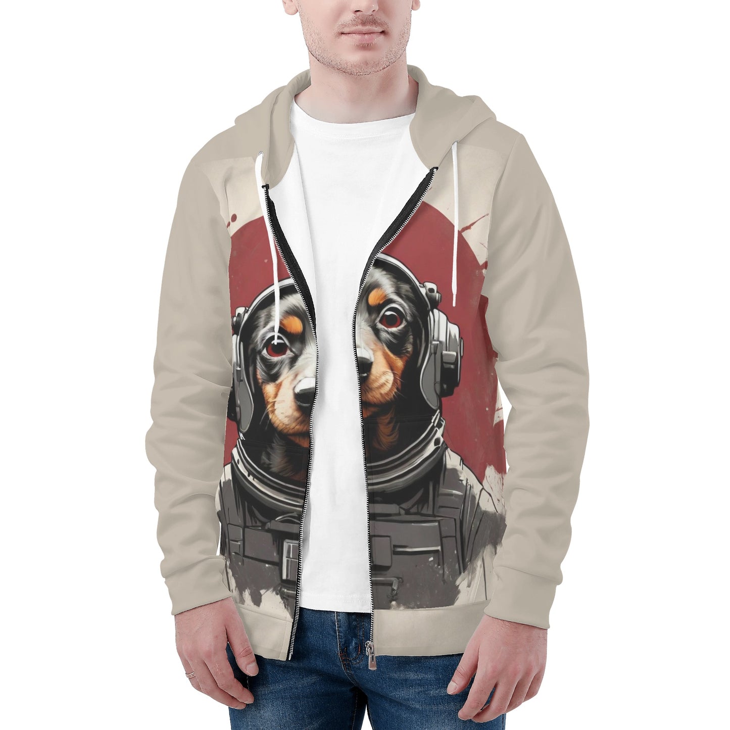 Piper - All Over Print Zip Up Hoodie