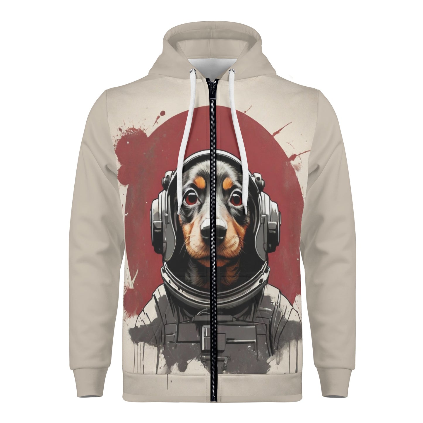 Piper - All Over Print Zip Up Hoodie