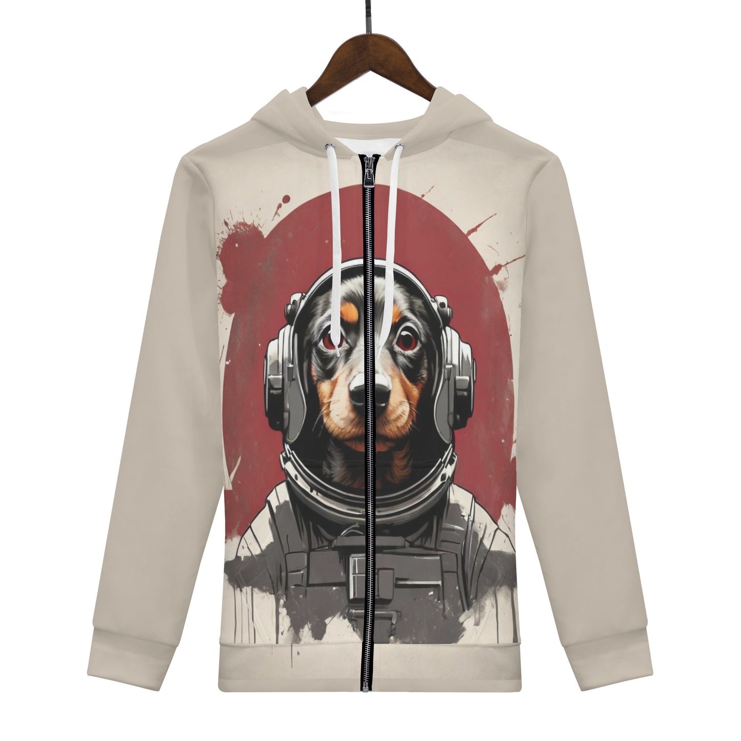 Piper - All Over Print Zip Up Hoodie