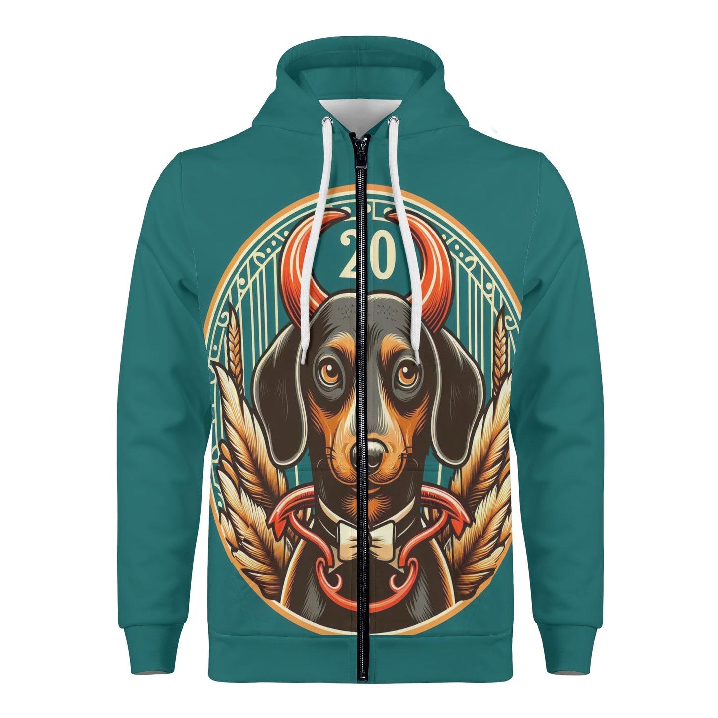 Alexander - All Over Print Zip Up Hoodie