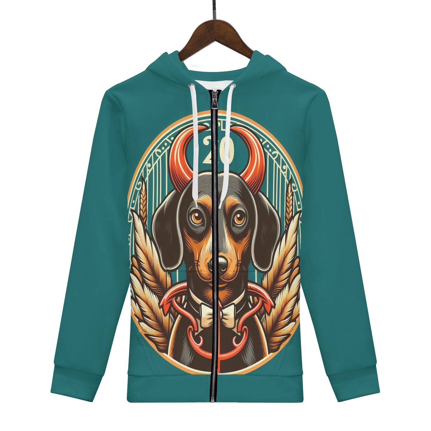 Alexander - All Over Print Zip Up Hoodie