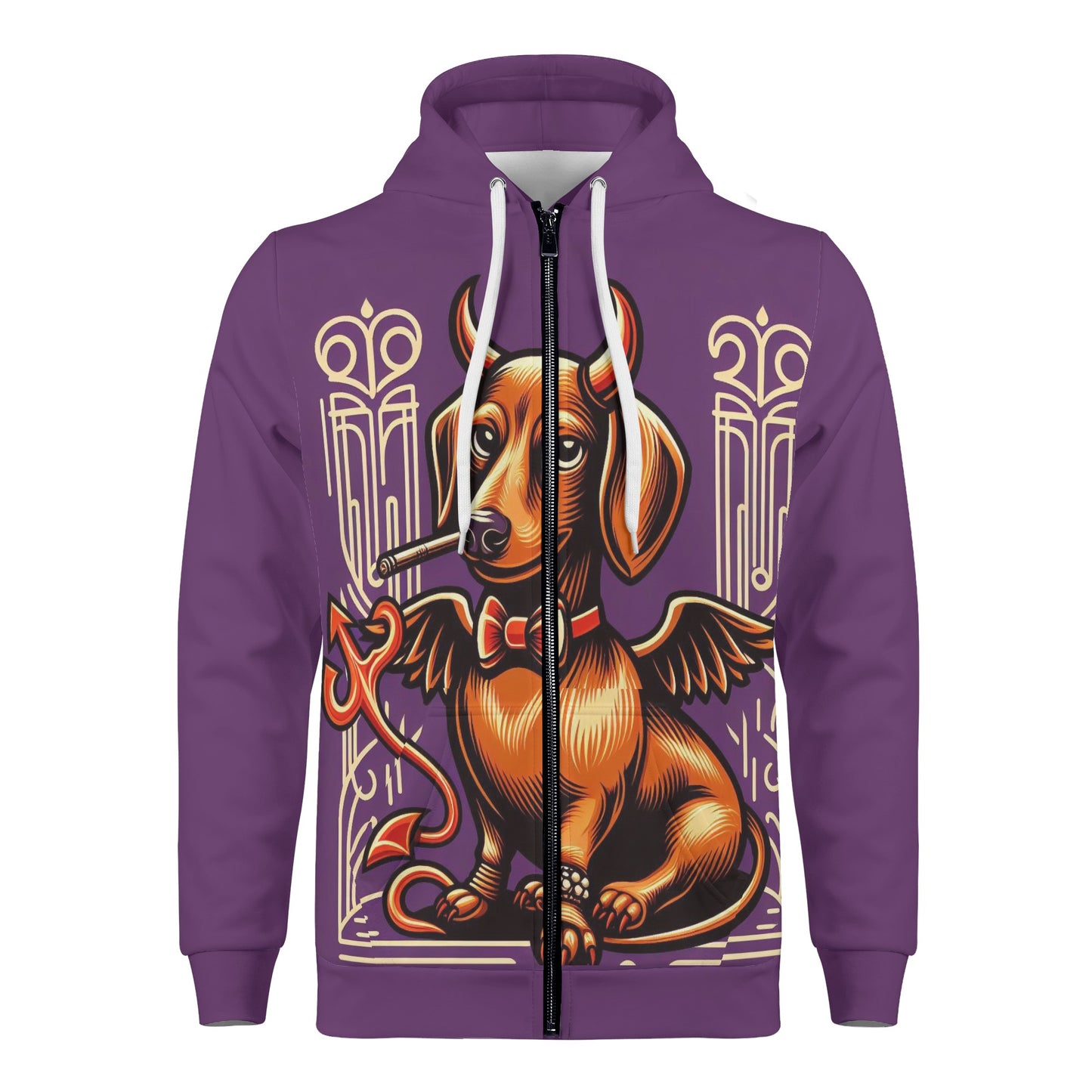 Duke - All Over Print Zip Up Hoodie