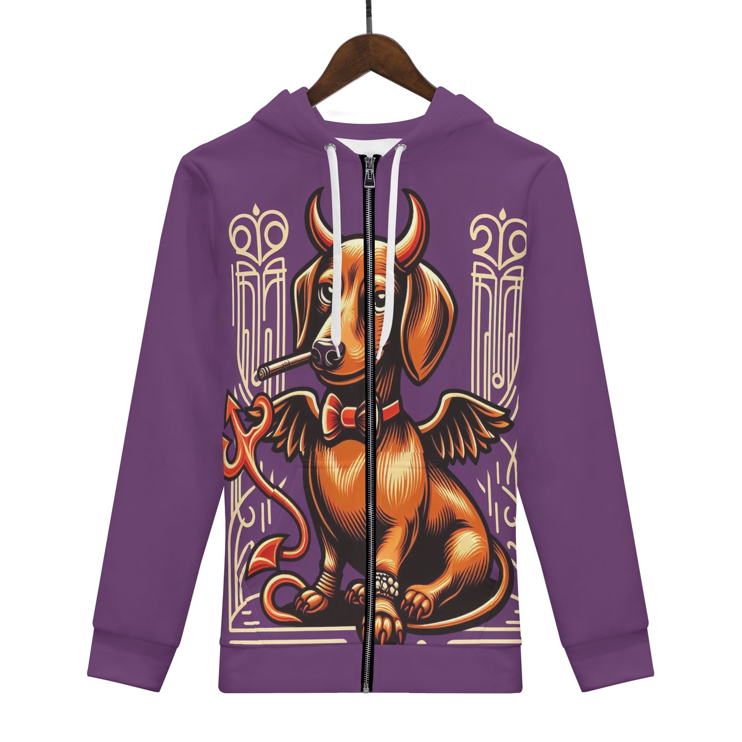 Duke - All Over Print Zip Up Hoodie