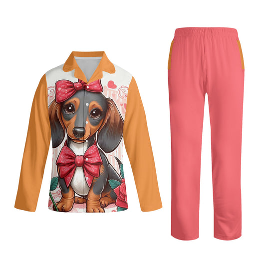 Barkus - All Over Print Women Pajamas for Dachshund Lovers