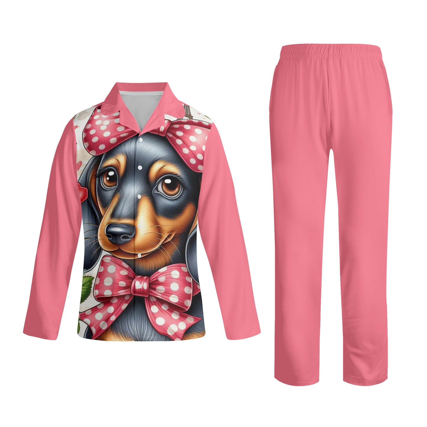 Ruth - All Over Print Women Pajamas for Dachshund Lovers