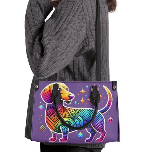 Rainbow - Luxury Women Handbag for Dachshund Lovers