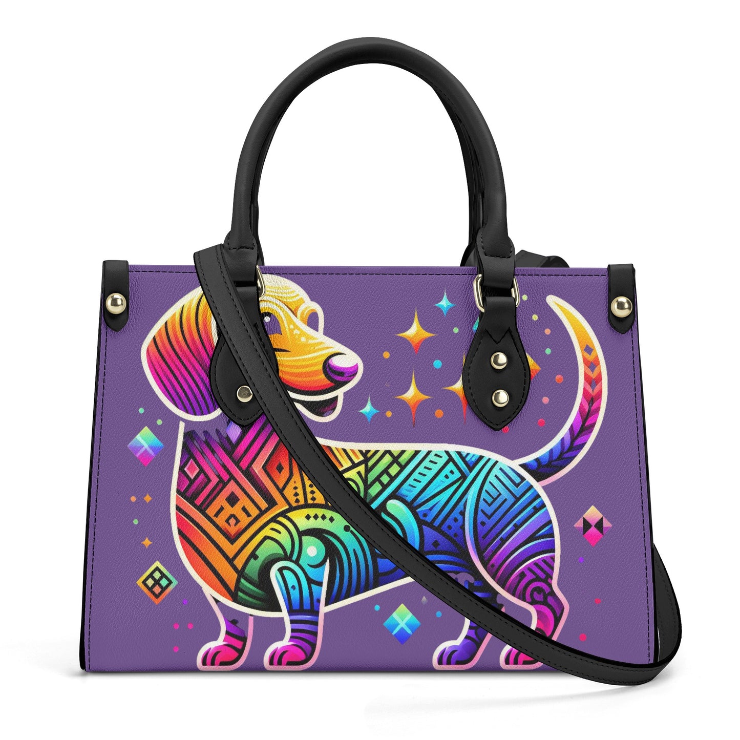 Rainbow - Luxury Women Handbag for Dachshund Lovers