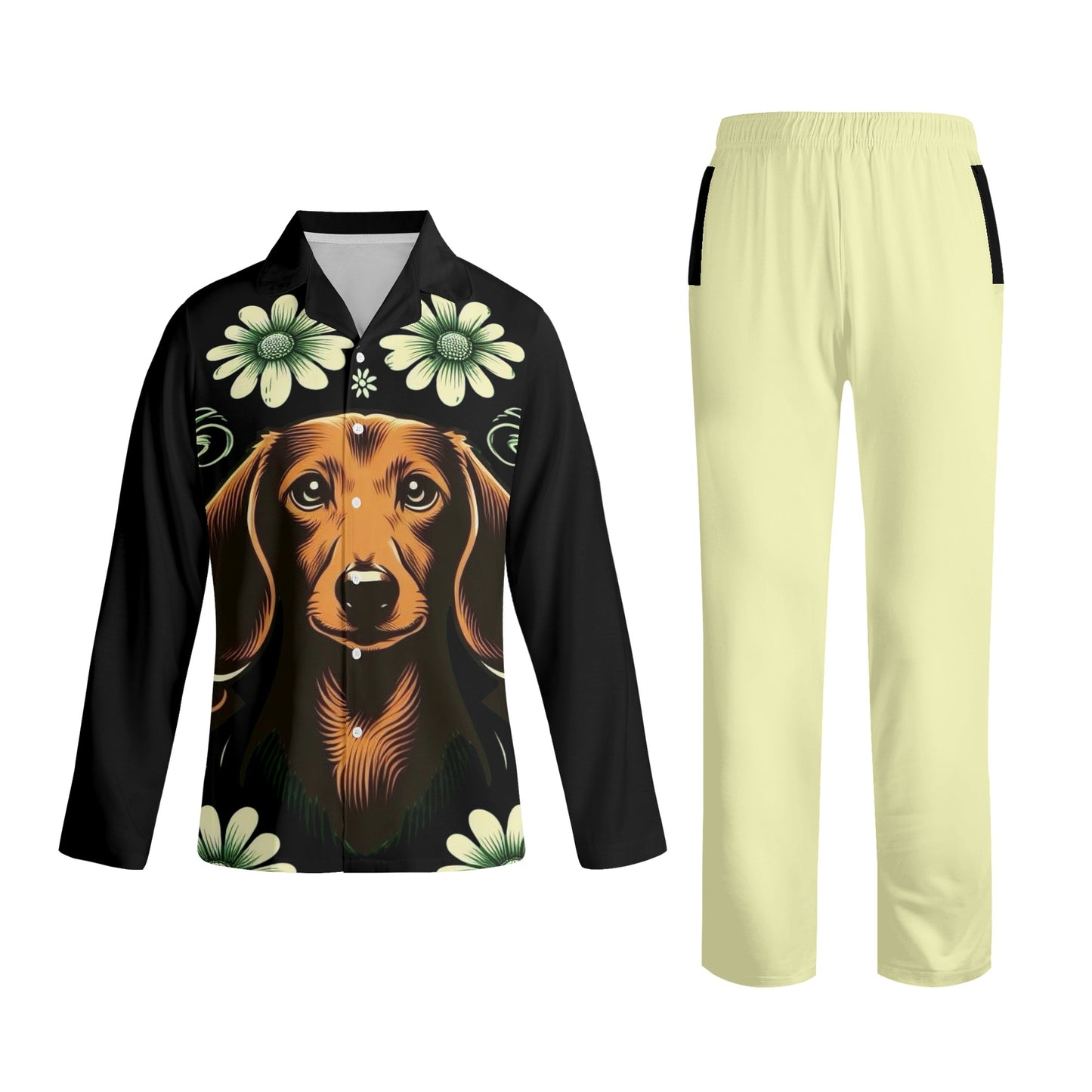 Melo - All Over Print Women Pajamas for Dachshund Lovers