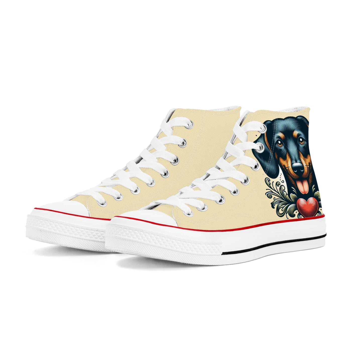 Synth - Classic High Top Canvas Shoes