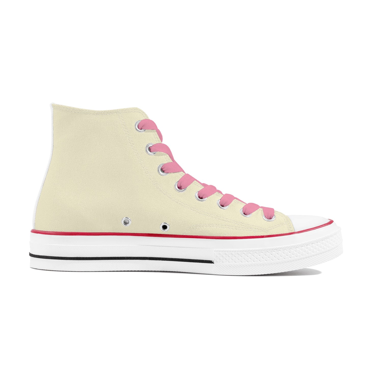 Ivory - Classic High Top Canvas Shoes