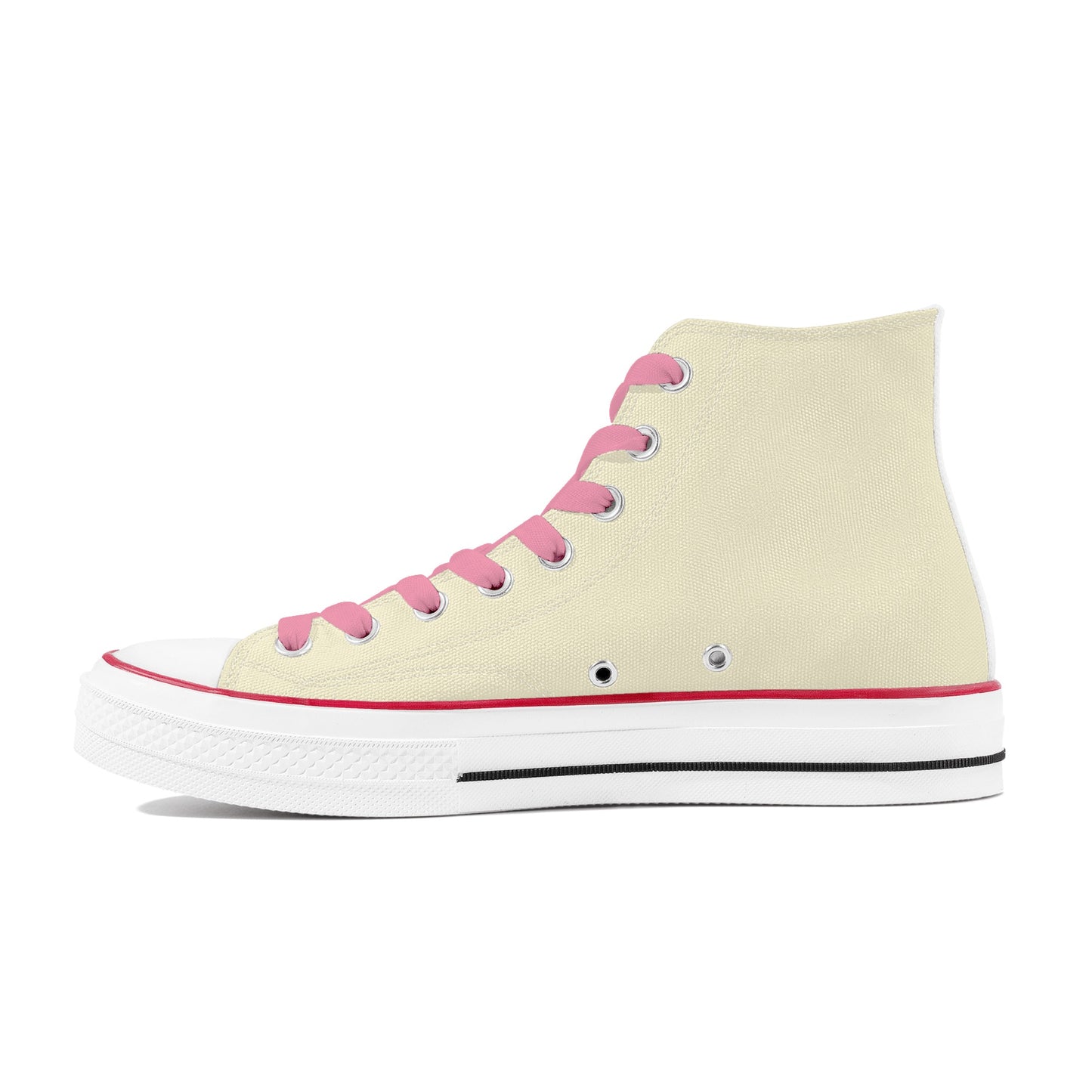 Ivory - Classic High Top Canvas Shoes