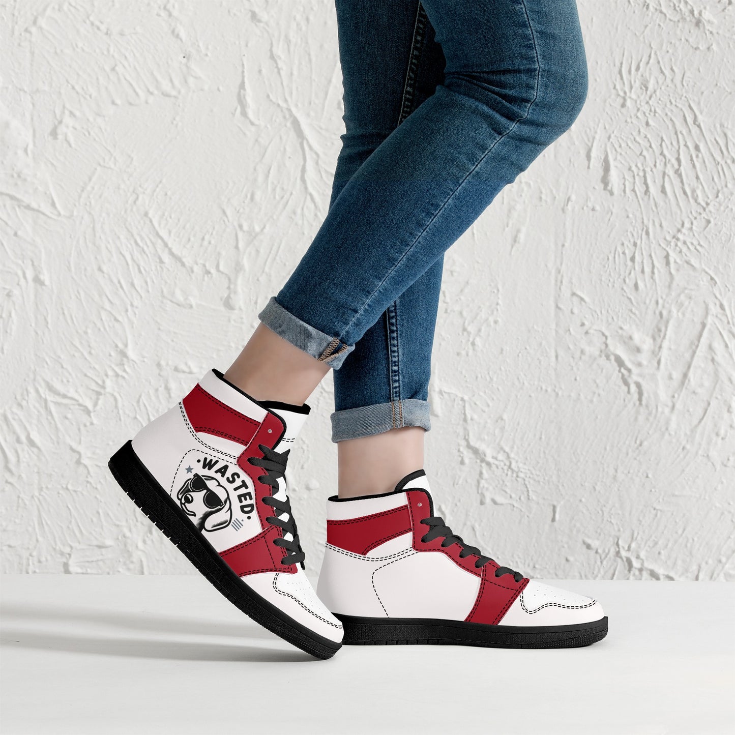 Ophelia -  High Top Leather Sneakers