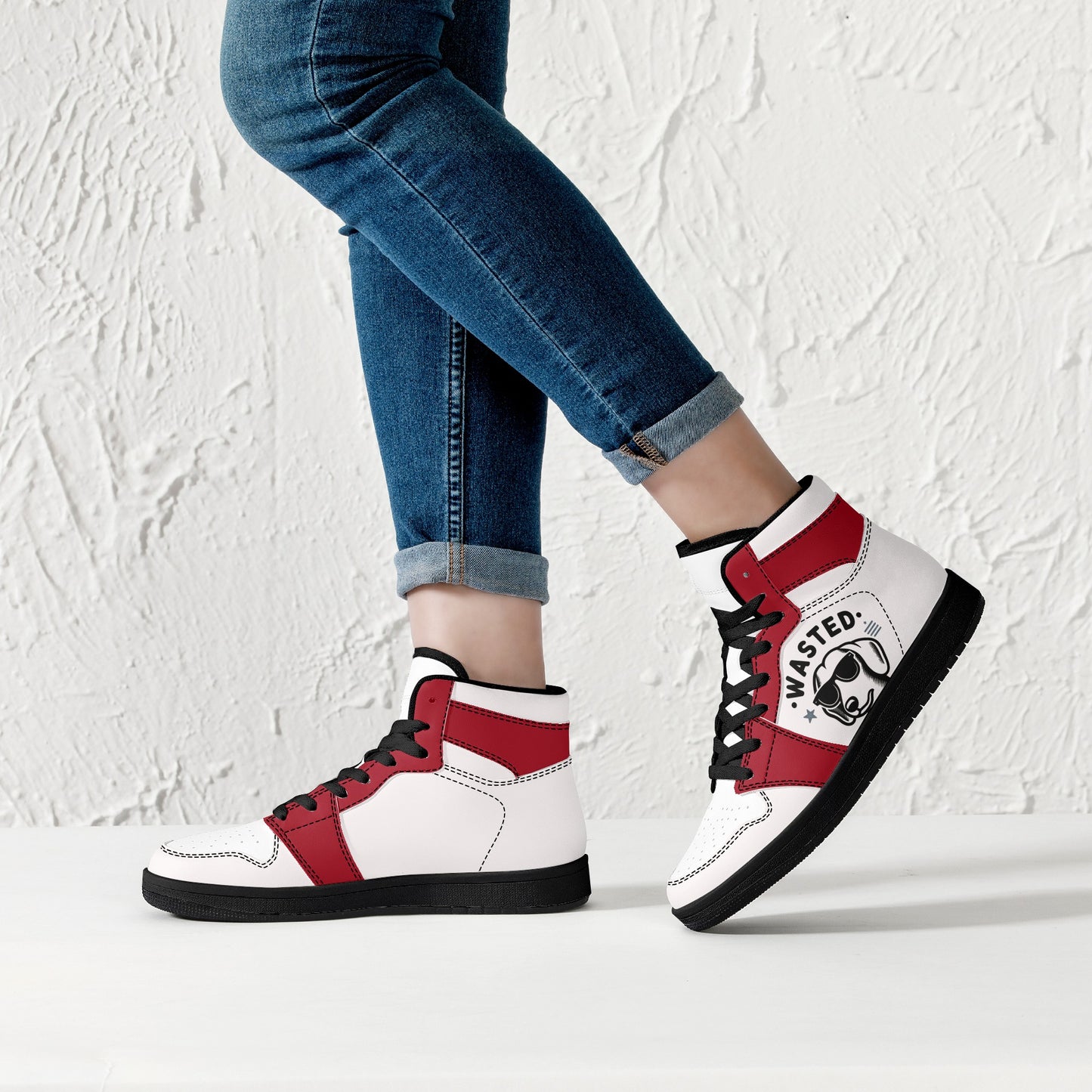 Ophelia -  High Top Leather Sneakers