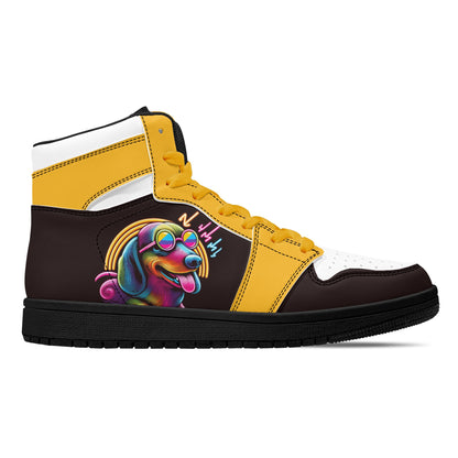 Clara -  High Top Leather Sneakers